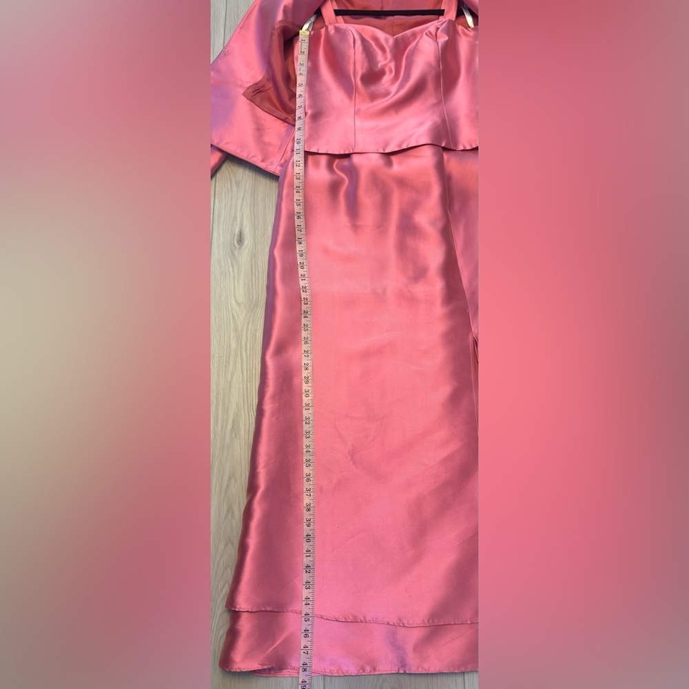 Montage Rose Gown W/ Jacket Size 10 - Picture 2 of 10